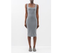 Nur Stretch Organic-cotton Midi Dress