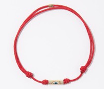 Evil Eye 14kt Gold Corded Bracelet