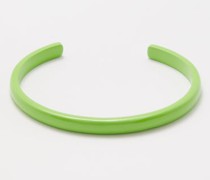 Logo-engraved Enamel Bangle