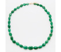 Arizona Candy Emerald & 14kt Gold Necklace