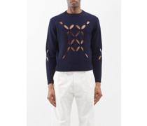 Cutout Wool Sweater