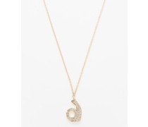 Ok Diamond & 14kt Gold Necklace