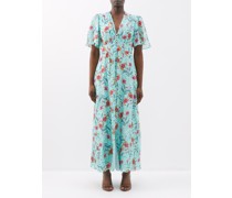 Emmy Floral-print Cotton-blend Maxi Dress