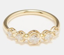 Kate Mini Diamond & 14kt Gold Ring