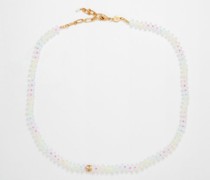 Ice Ice Beaded Opalite & 18kt Gold-plated Necklace