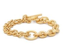 Double Recycled Gold-vermeil Bracelet