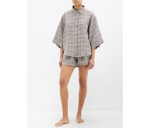 The 03 Set Checked-linen Pyjamas
