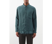 Amjad Vintage Linen Overshirt