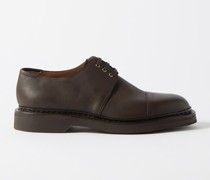 Dalston Grained-leather Derby Shoes