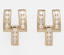 Magna Diamond & 14kt Gold Earrings