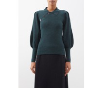 Johanna Balloon-sleeve Wool-blend Sweater