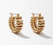 Camilla 14kt Gold-plated Hoop Earrings