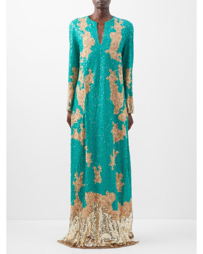 Valentino Garavani Damen Sequin-embroidered Tulle Gown