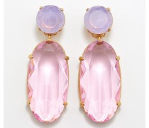 Such A Jewel Crystal & Gold-plated Clip Earrings