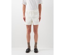 Zip-pocket Cotton-needlecord Shorts