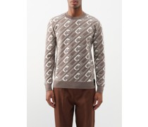 O'lock-intarsia Wool Sweater