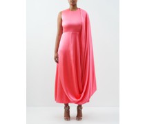 Nara Scarf-drape Silk Maxi Dress
