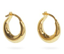 Tiny Essentials 18kt Gold-vermeil Hoop Earrings