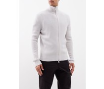 Flenk Zip-up Merino-blend Sweater