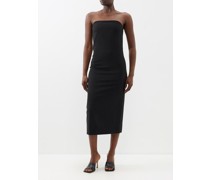 Cori Bandeau Wool-blend Midi Dress