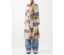 Cardigan en cachemire à patchwork ceinturé Oasis