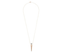 Diamond & 18kt Rose-gold Amulet Necklace