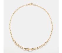 Knife Edge 18kt Gold Necklace
