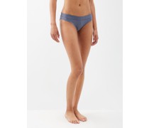 Pack Of Two Hadlee Organic Cotton-blend Briefs