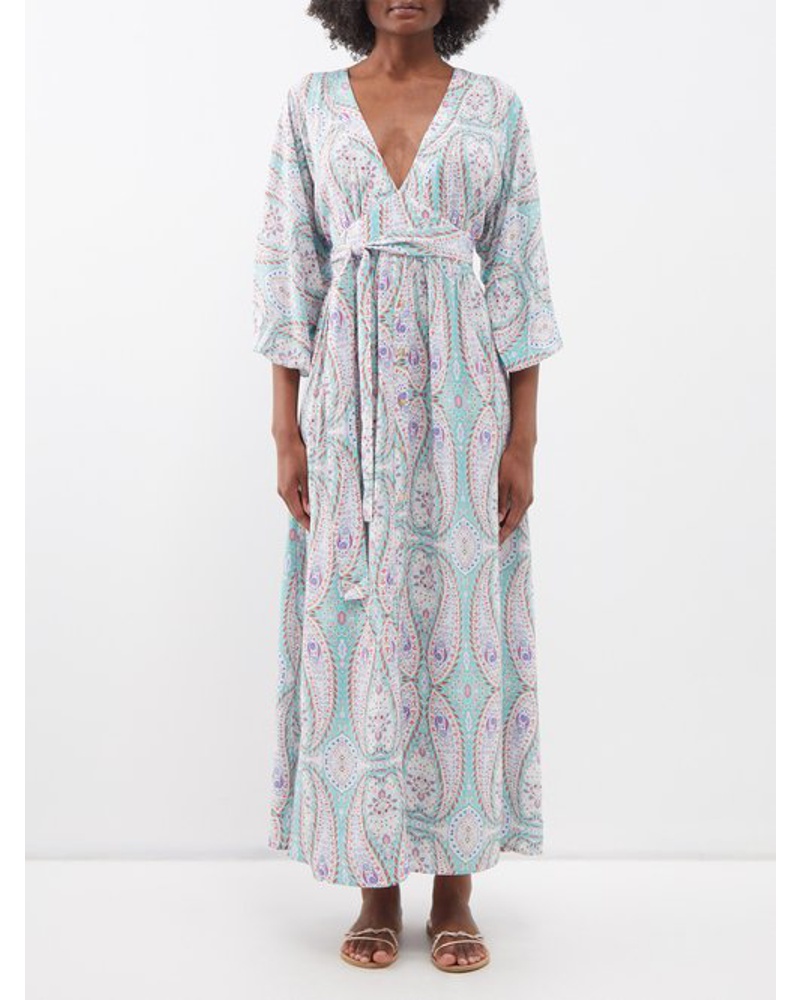 Melissa Odabash Damen Seline Artemis-print Georgette Dress