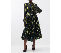 Emma Floral-print Silk-blend Chiffon Dress