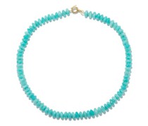 Candy Amazonite & 18kt Gold Necklace