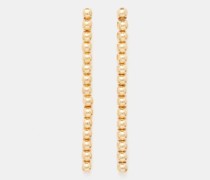 14kt Gold-plated Tennis Drop Earrings