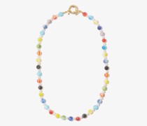 Circus Pearl, Glass & Gold-plated Beaded Necklace