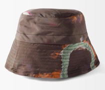 Callum Tie-dye Silk Bucket Hat