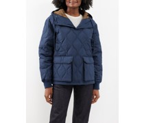 Hooded Quilted Down Jacket