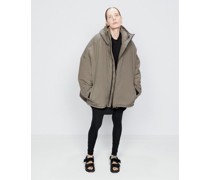 Short Padded Silk Coat