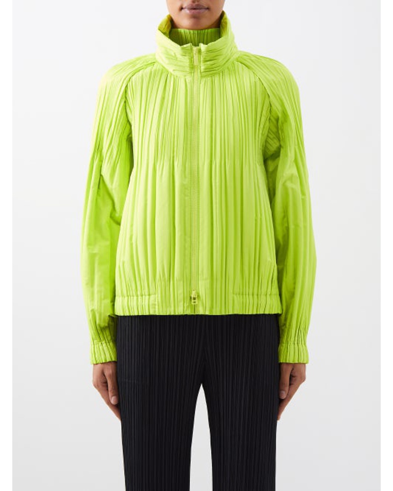 Issey Miyake Damen Technical-pleated Padded Jacket