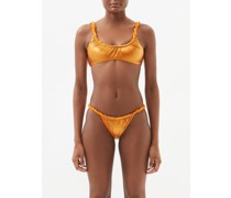 Rope-twist Underwired Bikini Top
