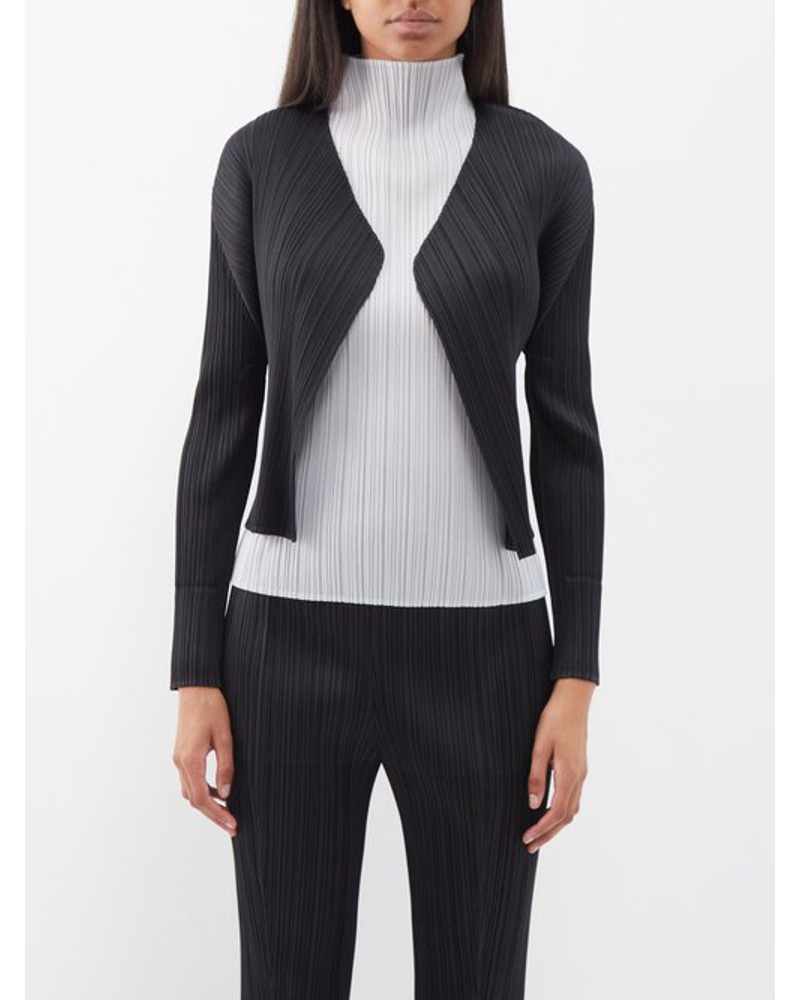 Issey Miyake Damen Technical-pleated Cardigan