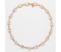 Dynasty Crystal & 18kt Gold-plated Necklace