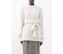 Raglan-sleeve Cashmere Sweater