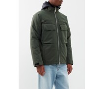 Oeren Three-in-one Technical-twill Hooded Jacket