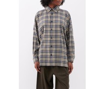 Checked Cotton-twill Shirt