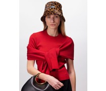 Sperone Leopard-print Calf-hair Bucket Hat