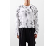 Polka-dot Long-sleeved Jersey T-shirt