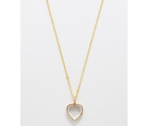 Heart Medium 14kt Gold Charm Necklace