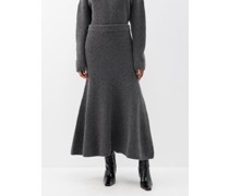 Marta Wool-blend Midi Skirt