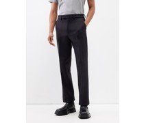 Wool-blend Tailored Trousers