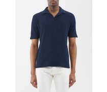 Cotton-terry Polo Shirt