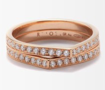Antifer Diamond & 18kt Rose-gold Ring